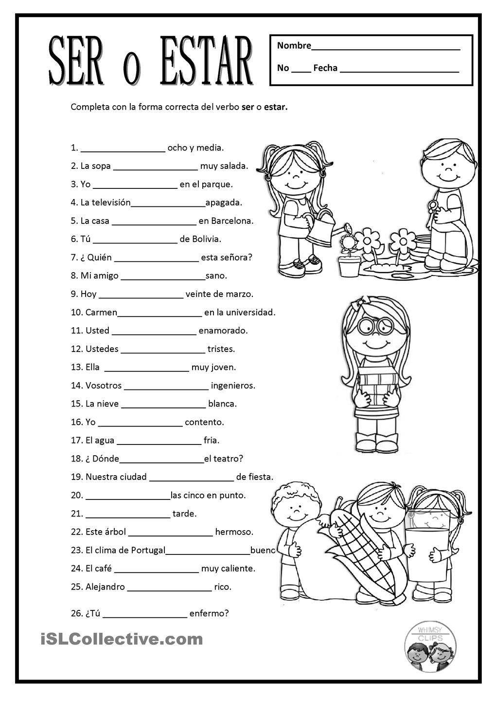 11 SER And ESTAR Teaching Ideas And Activities For The Middle School Spanish Classroom Spanish Classroom Middle School Spanish Teaching