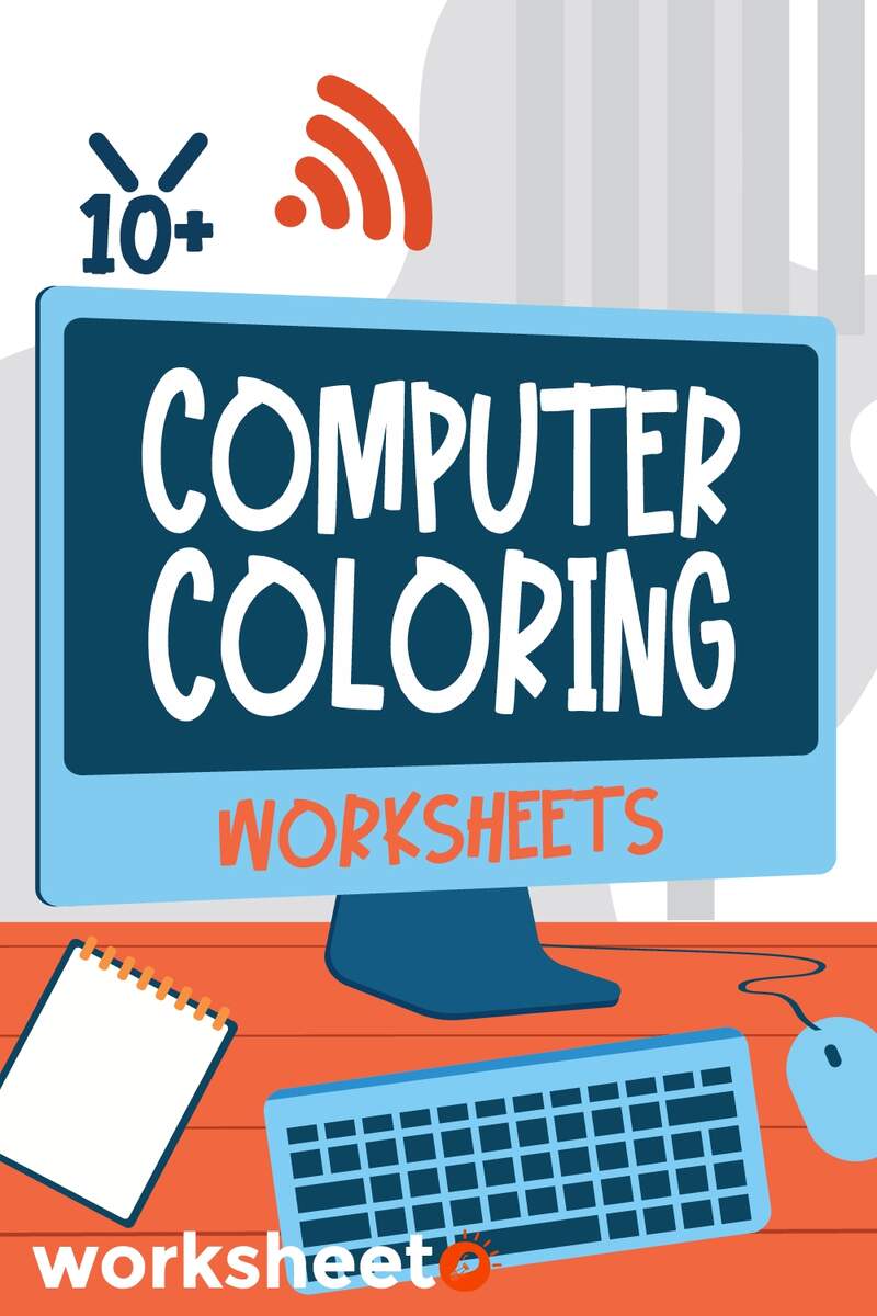 12 Computer Coloring Worksheets Free PDF At Worksheeto