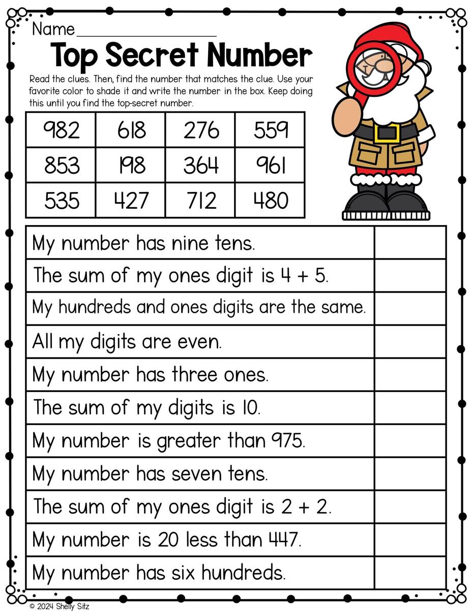 CHRISTMAS WORKSHEETS Second Grade Homeschool Printable Winter Learning Math Reading Counting Writing Workbook Homeschool Curricula Etsy