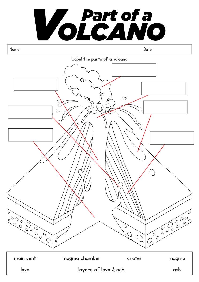13 Volcano Worksheets 2nd Grade Free PDF At Worksheeto