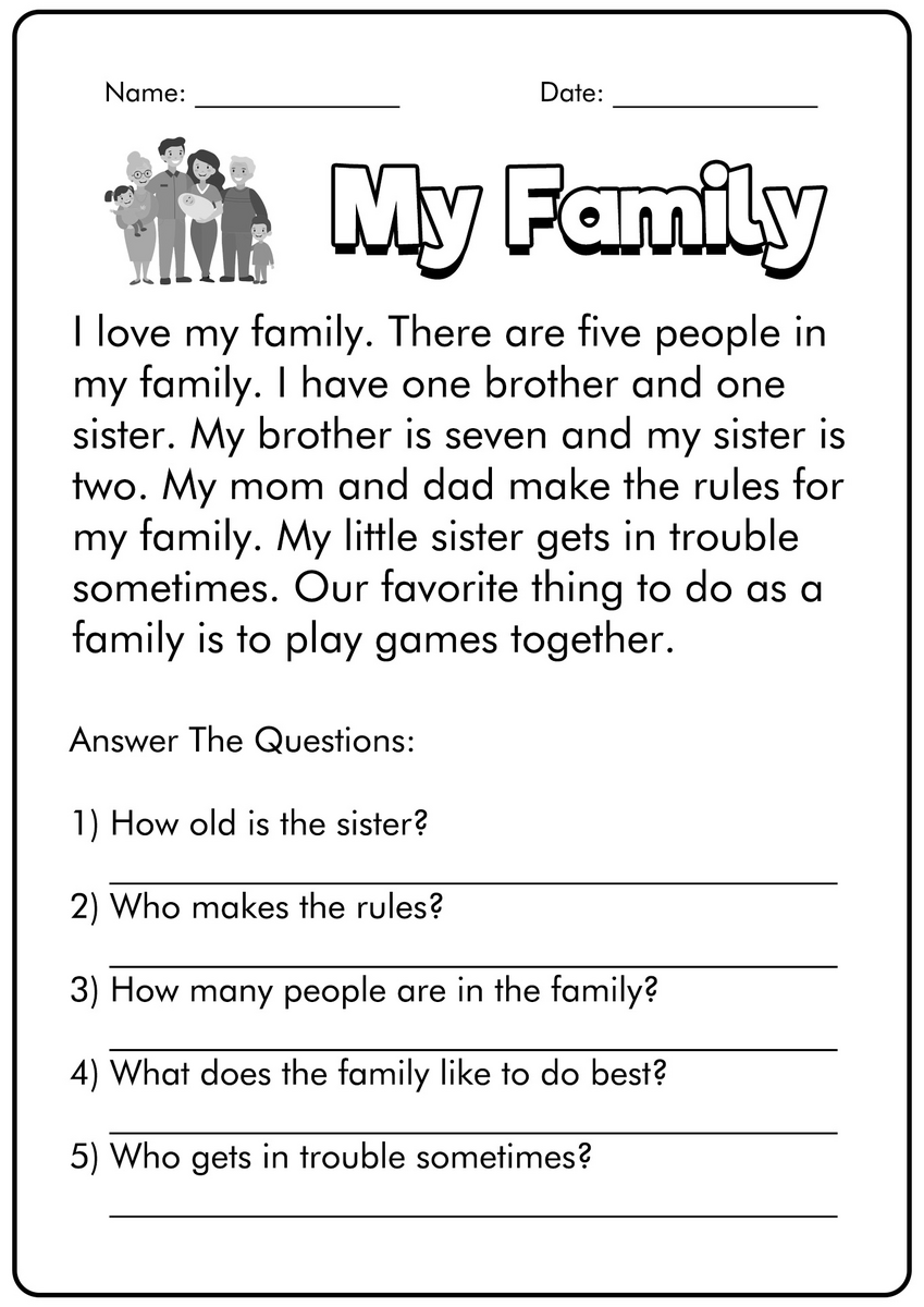 Scholastic Books Grade 1 Free First Grade Reading Comprehension Sheets Comprehension Worksheets For Grade 1