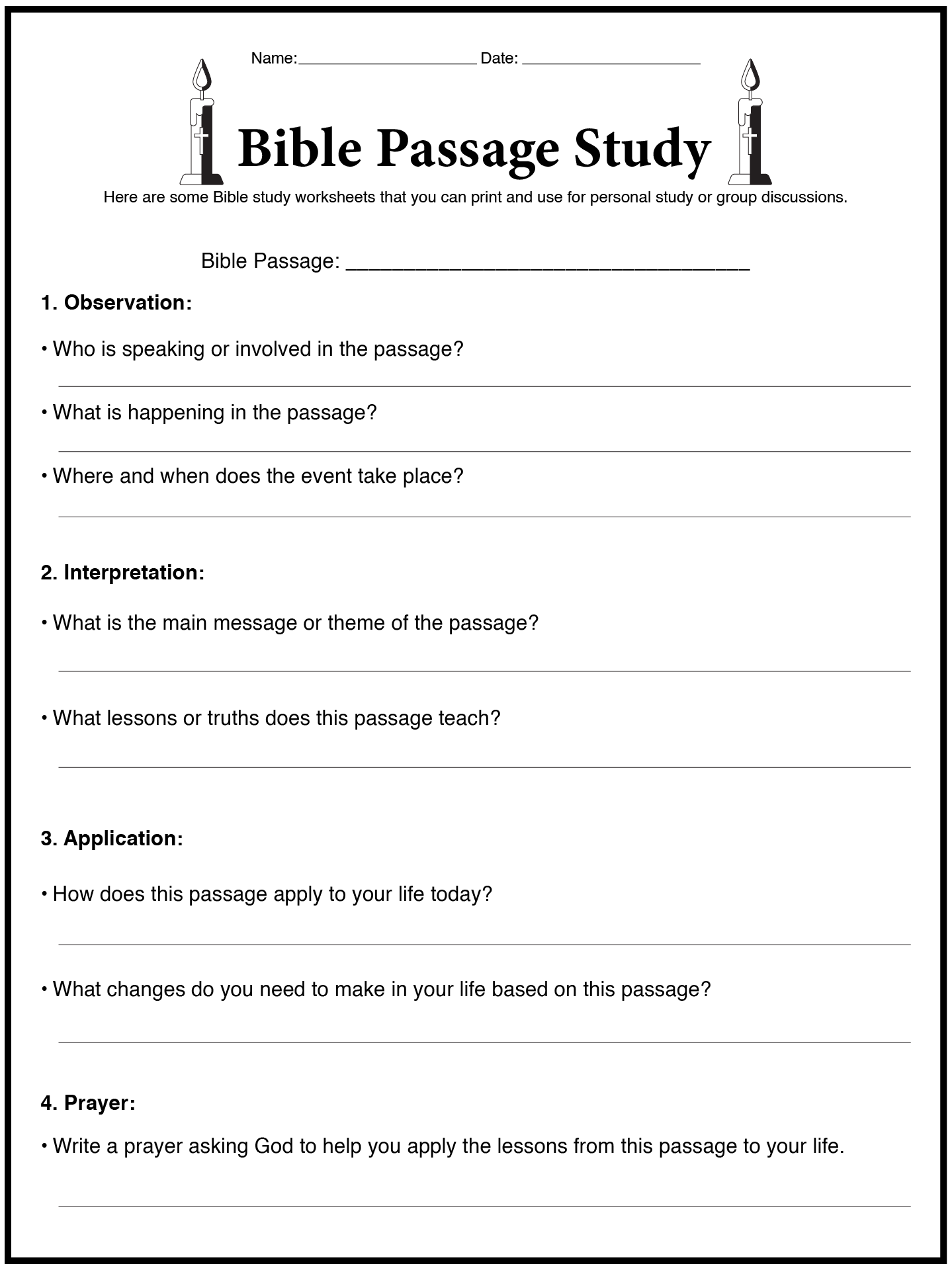 15 Printable Teen Bible Study Worksheets Free PDF At Worksheeto