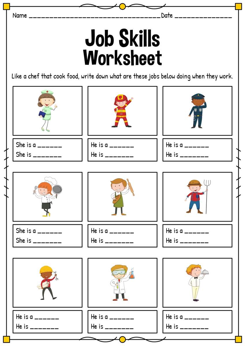 16 Teaching Job Skills Worksheets Free PDF At Worksheeto Worksheets Library