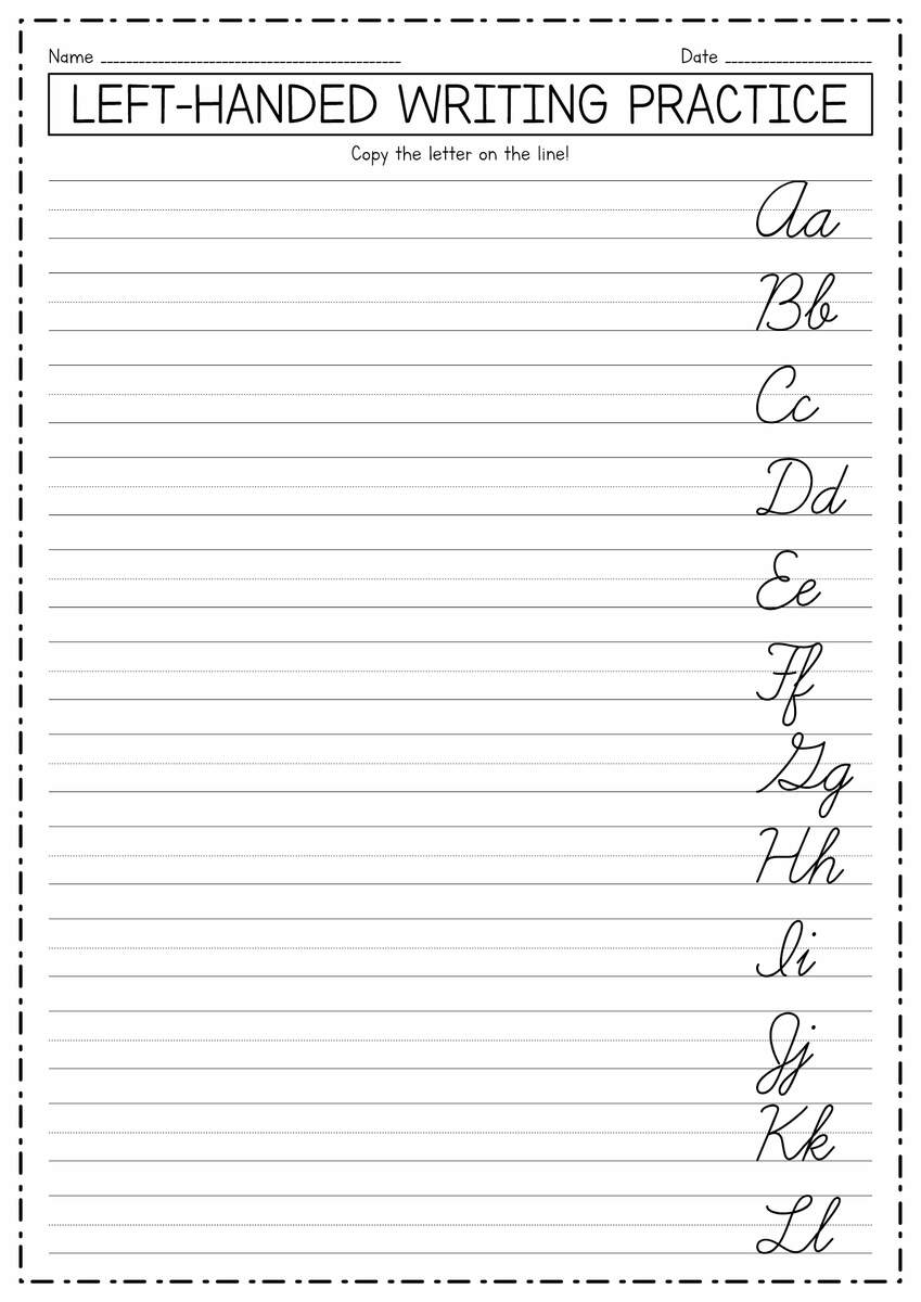 17 Palmer Cursive Worksheets Free PDF At Worksheeto Free Scissor Practice Printable Your Therapy Source