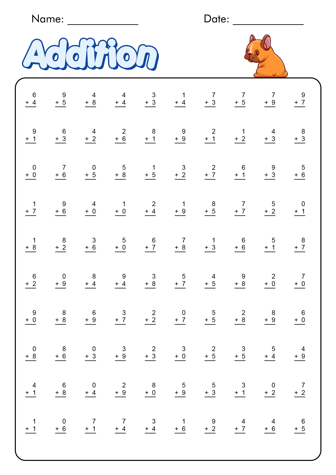 Math Worksheets Superstar Worksheets