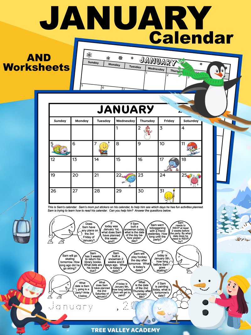 Free Printable Blank Calendars Nature Inspired Learning