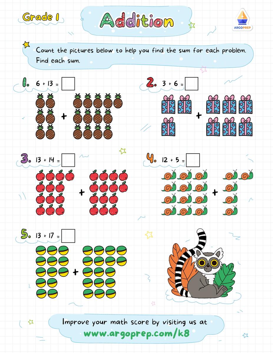 1st Grade Math Worksheets Free Printables Worksheets Library