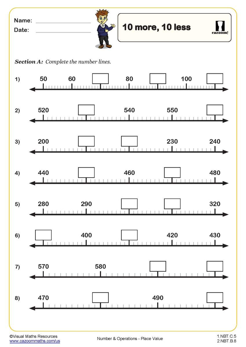 1st Grade Math Worksheets PDF Printable Math Worksheets Cazoom Math