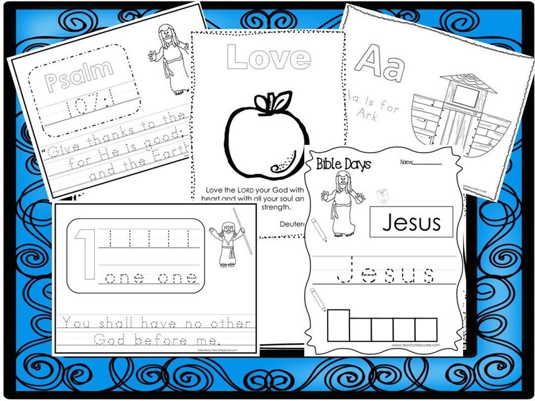 250 Bible Learning Worksheets Preschool Kindergarten PDF Digital Download Etsy Israel 250 Bible Learning Worksheets Preschool Kindergarten PDF Digital Download Etsy Israel