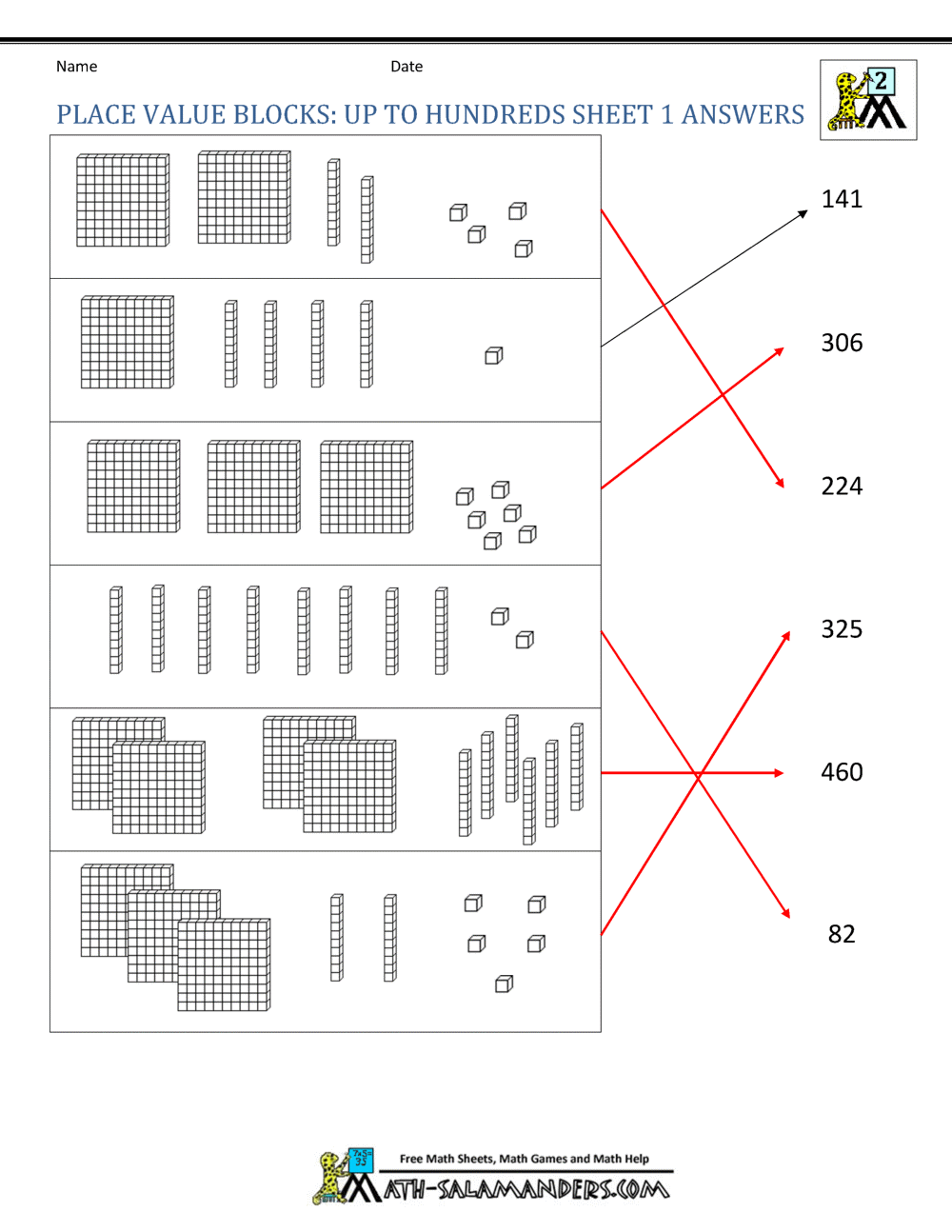 2nd Grade Place Value Worksheets
