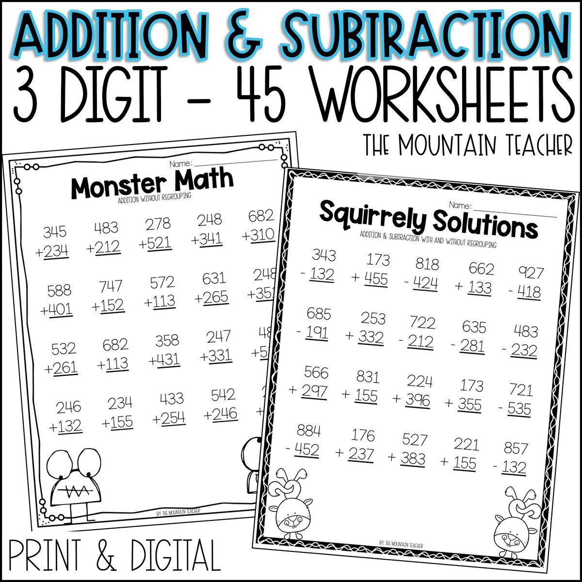 Math Worksheets Superstar Worksheets