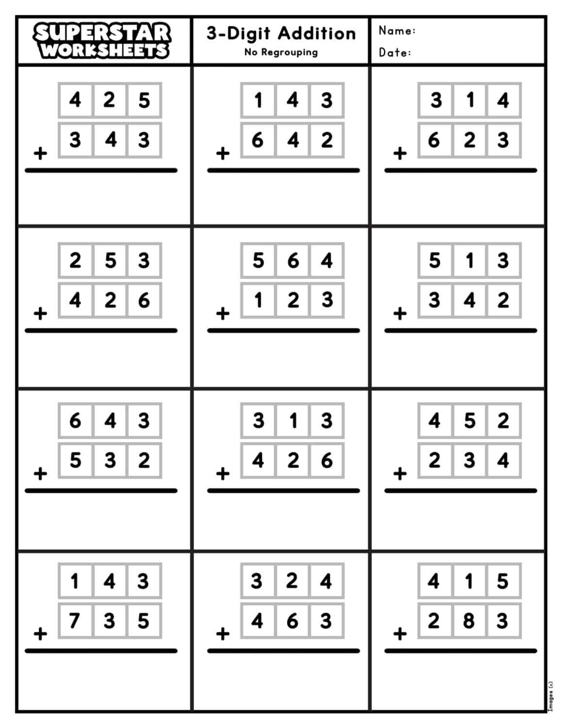 5th Grade Addition Worksheets