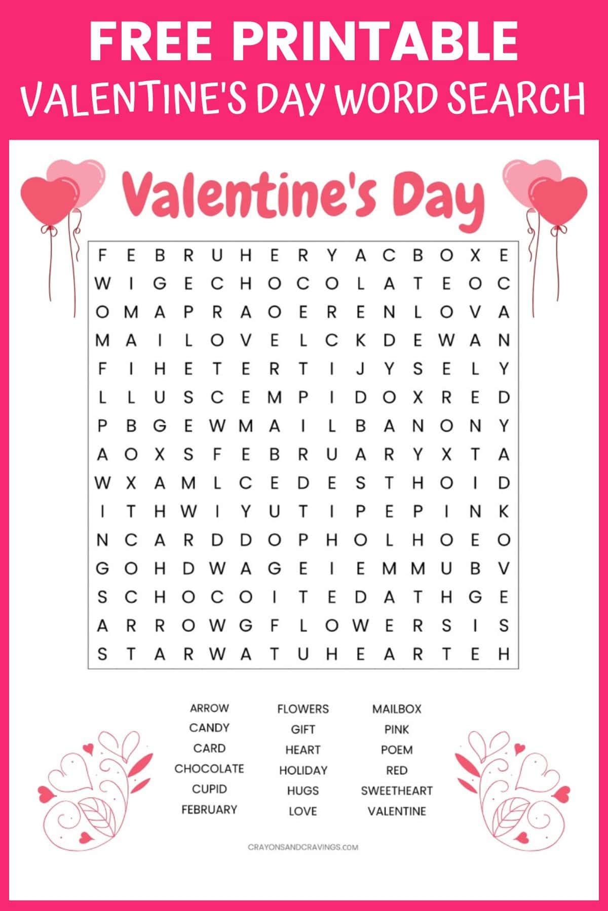Valentine S Day Color By Letter Worksheet Free Printable Digital PDF