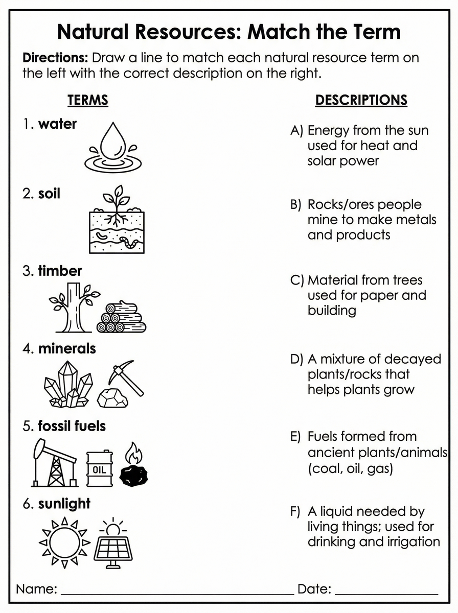 4th Grade Science Worksheets Free Printable Tappity
