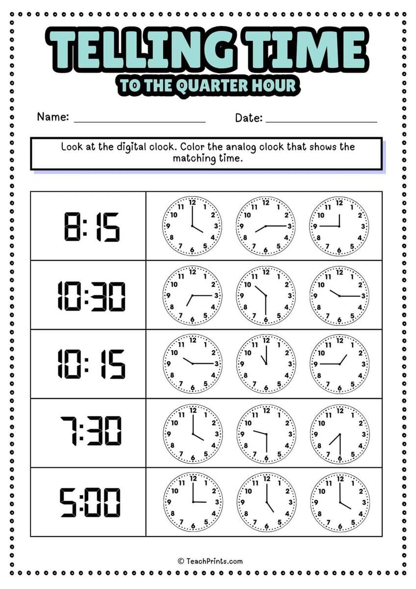 60 Free Telling Time Worksheets Teach Prints Telling Time Worksheets