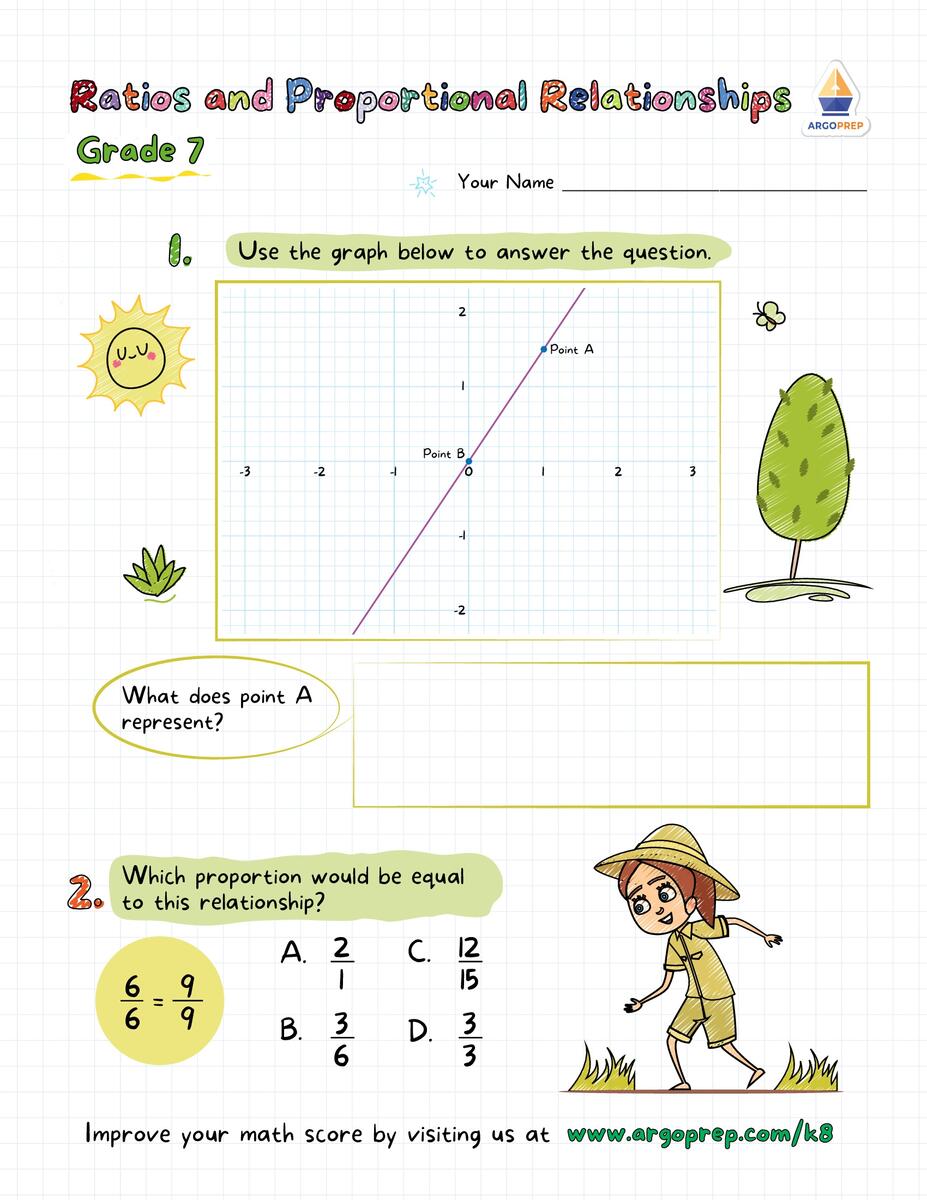 7th Grade Word Problems Proportional Relationship Equations Worksheets For Free ArgoPrep