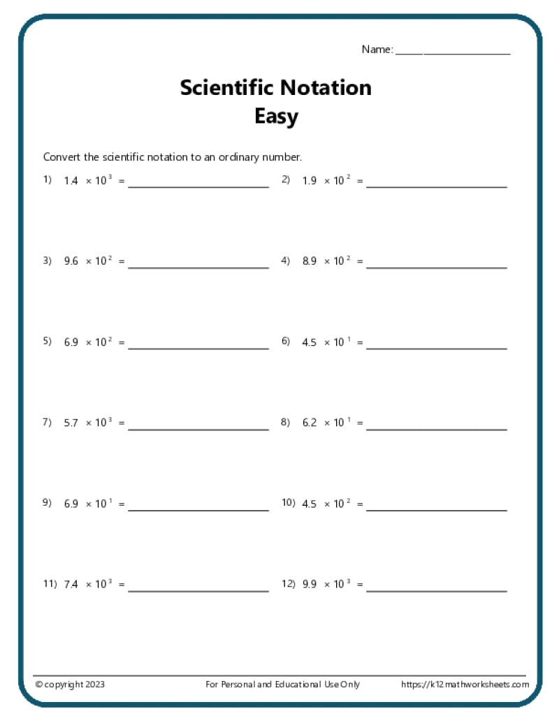 8th Grade Algebra Worksheets Grade 8 Math Worksheets