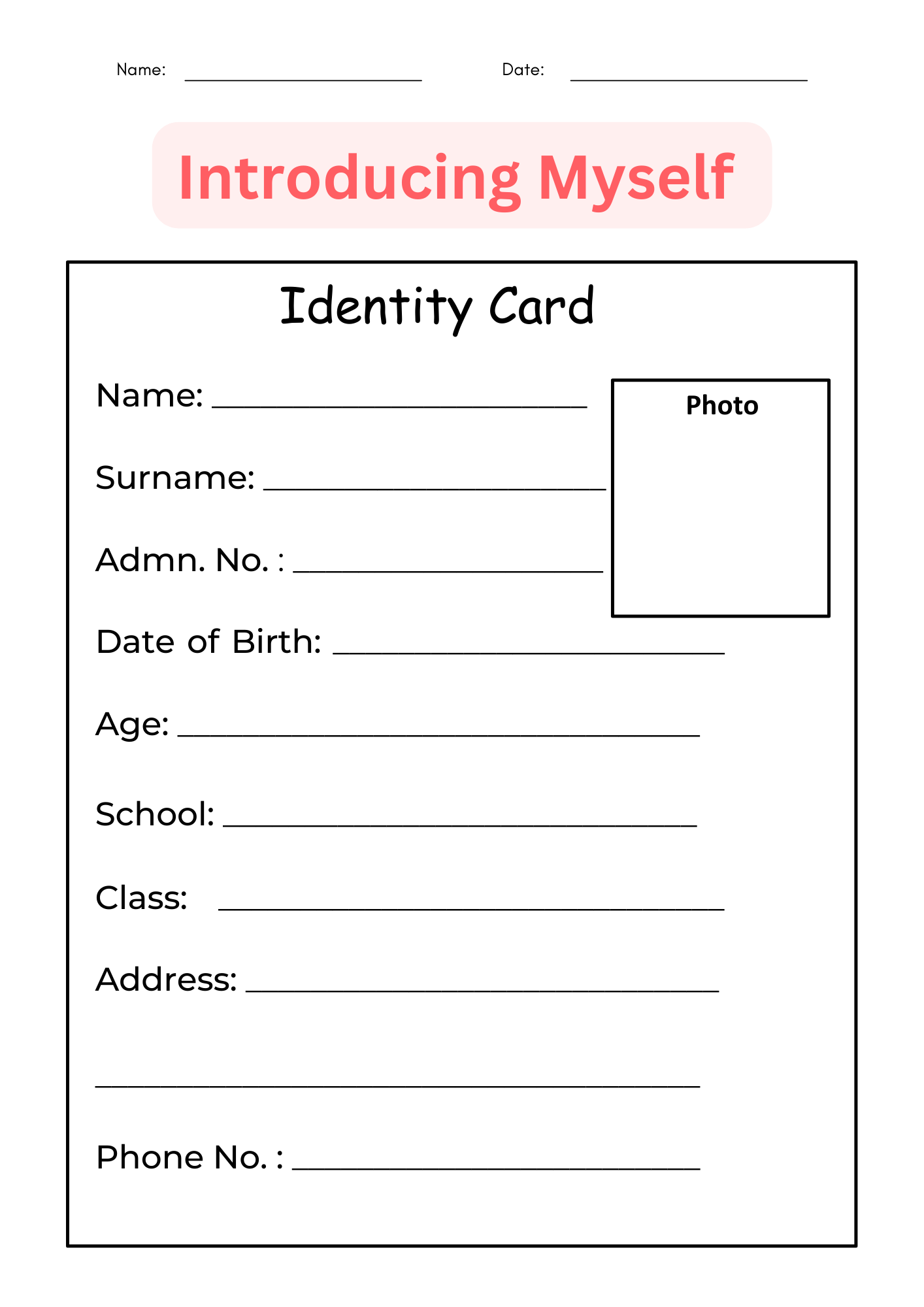 Teen Identity And Personal Values Worksheets For Self Discovery Learn Grow Aspire