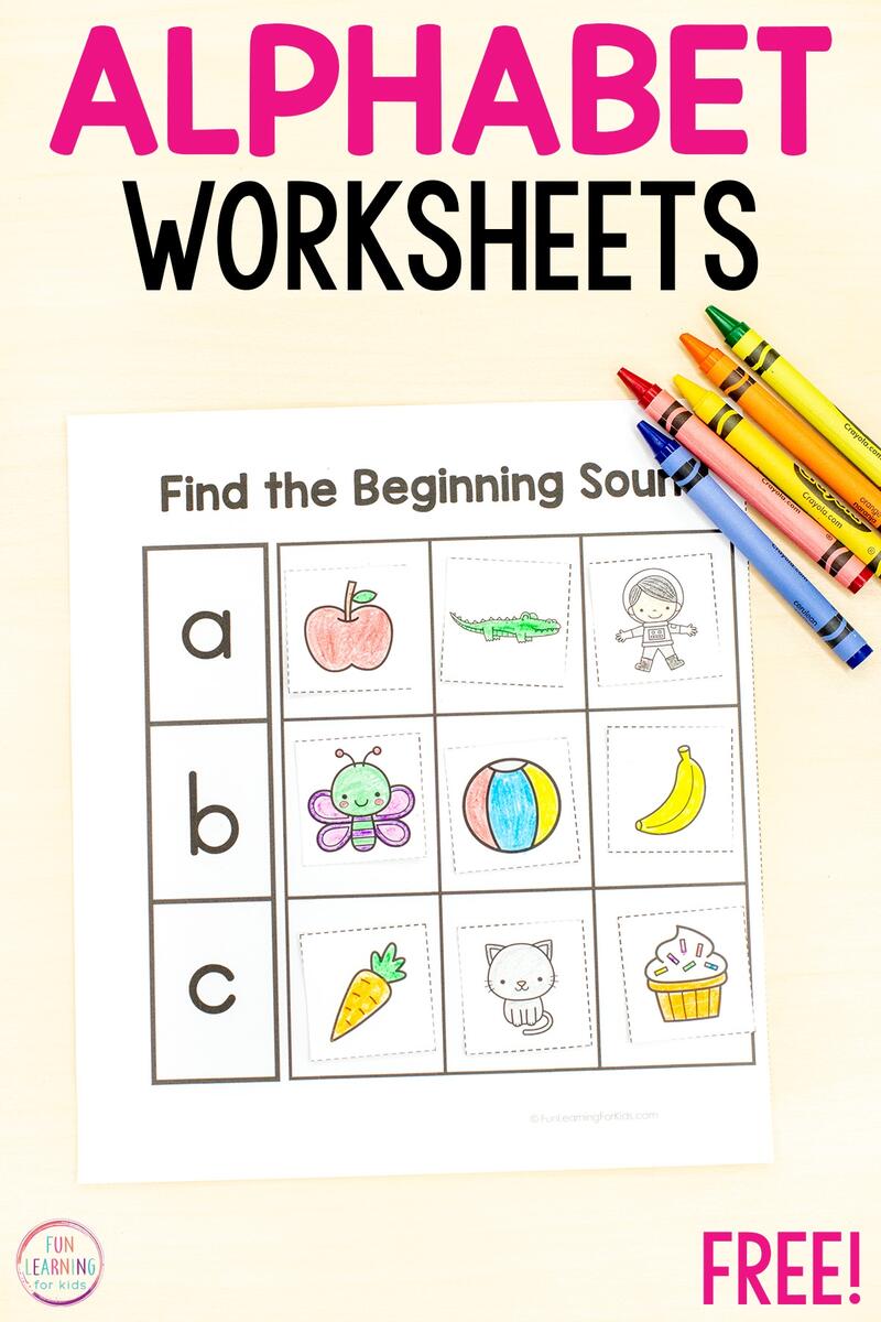 Circle The Beginning Sound Free Printable