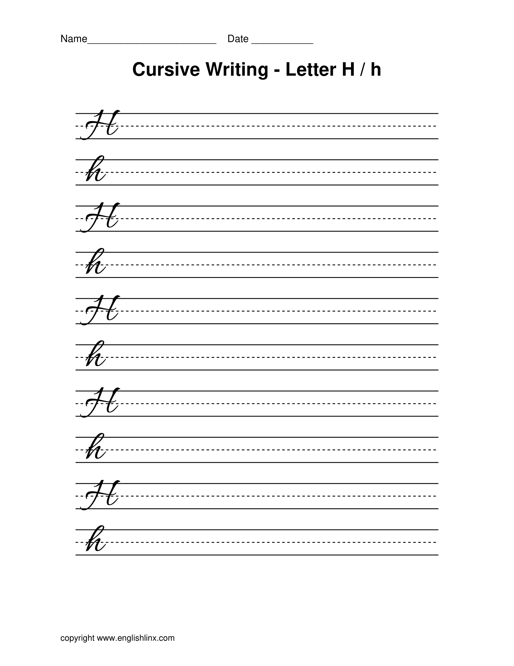Alphabet Cursive Writing Worksheets Free A Z Cursive Alphabet Practice