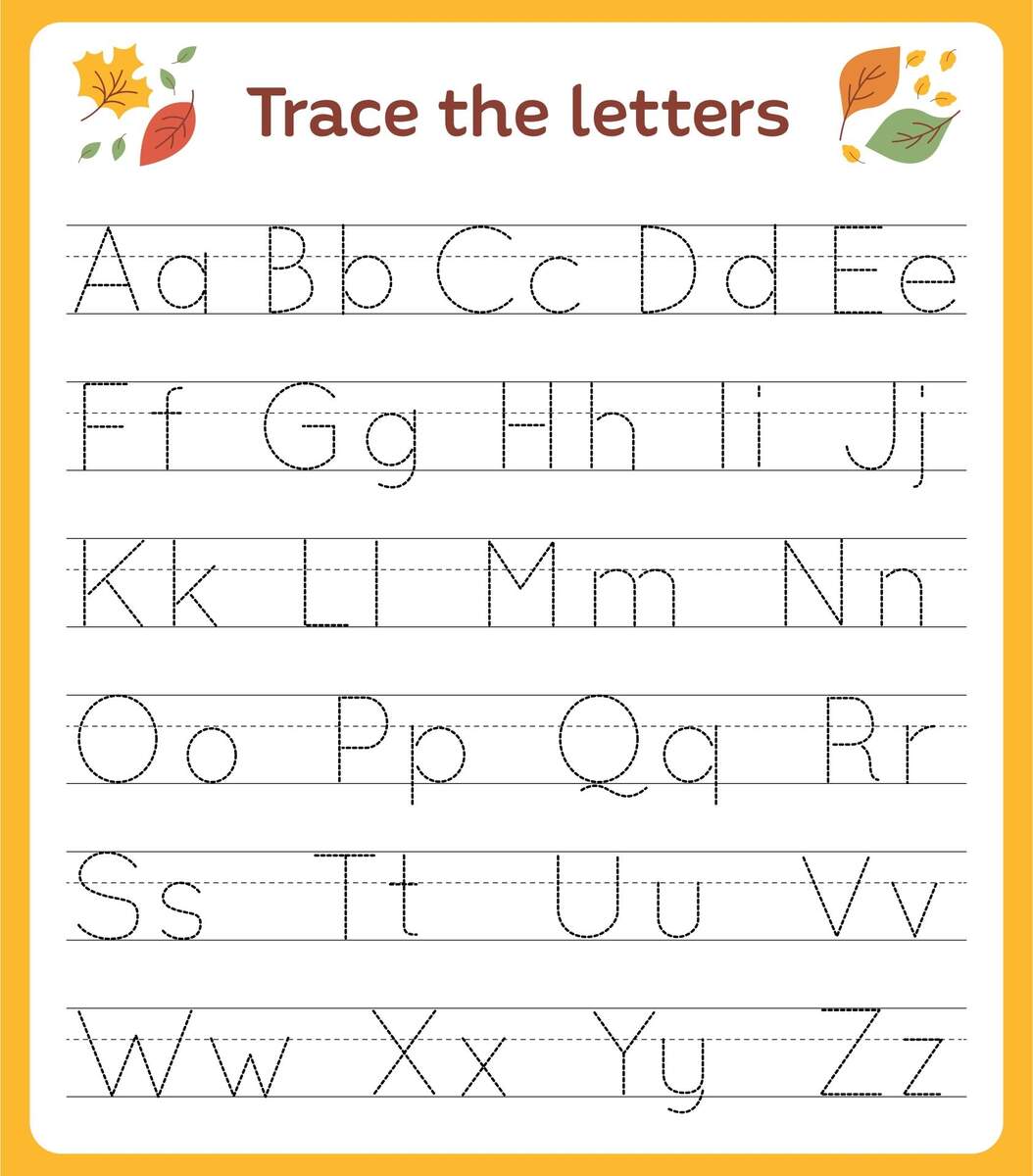 Alphabet Worksheets PresschoolPad