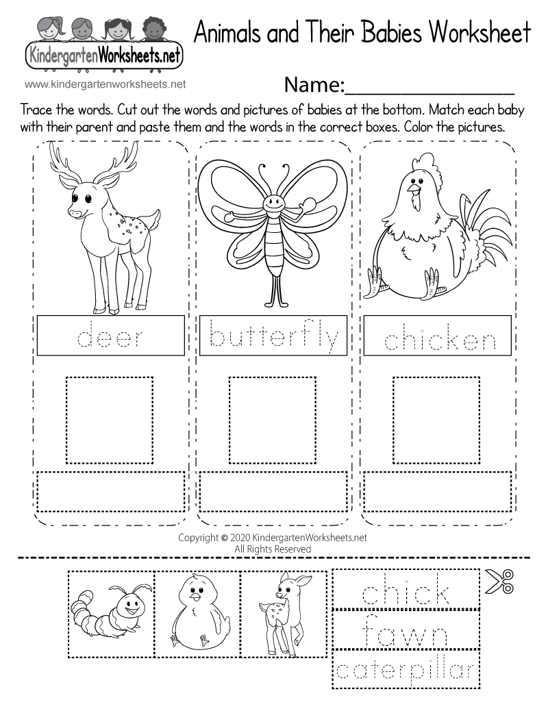 Animals And Their Babies Worksheet Free Printable Digital PDF Let S Go To The Zoo Worksheet Find Write Super Simple