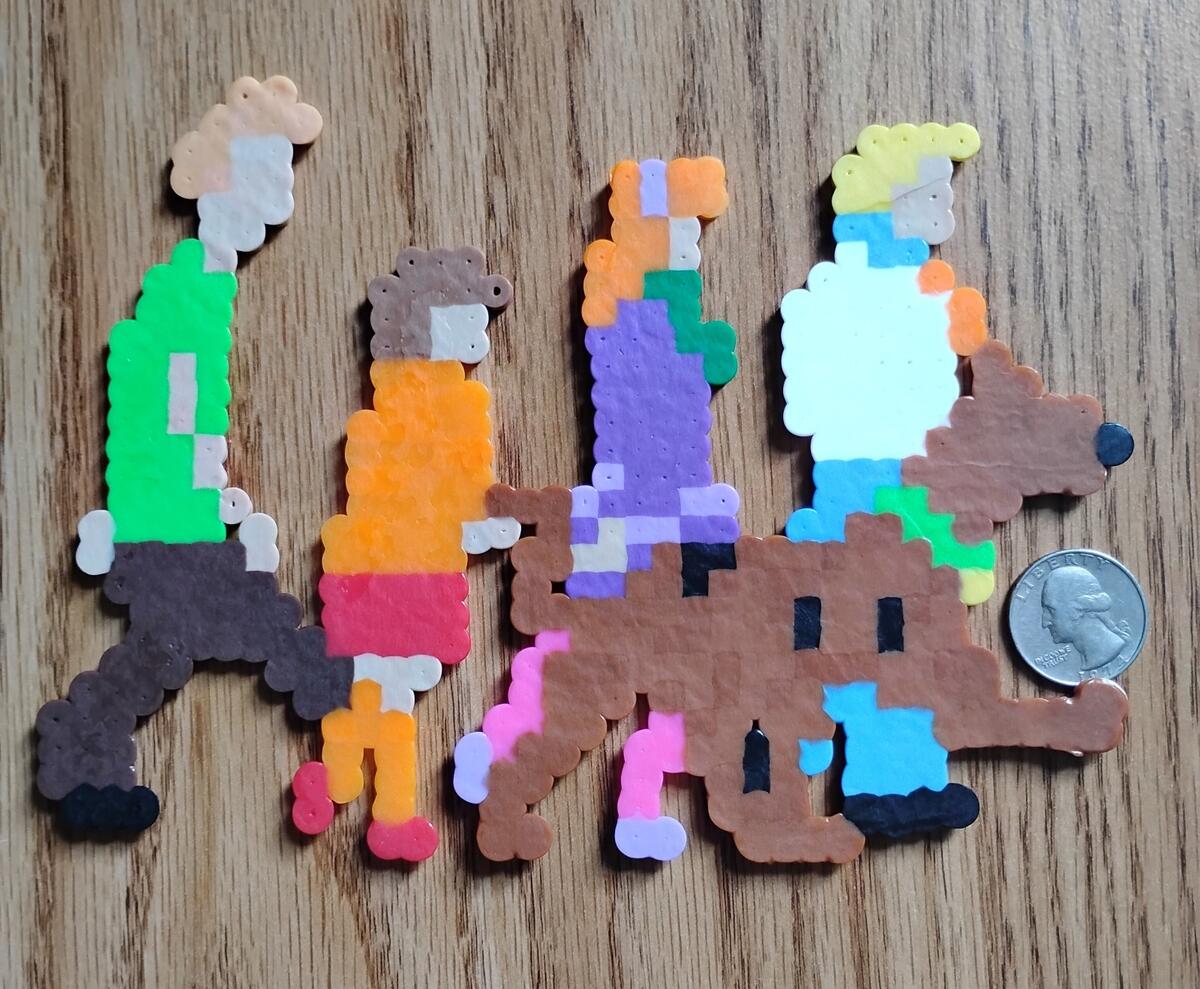 Animated Perler Scooby Doo Perler Beads Scooby Doo Perler Bead