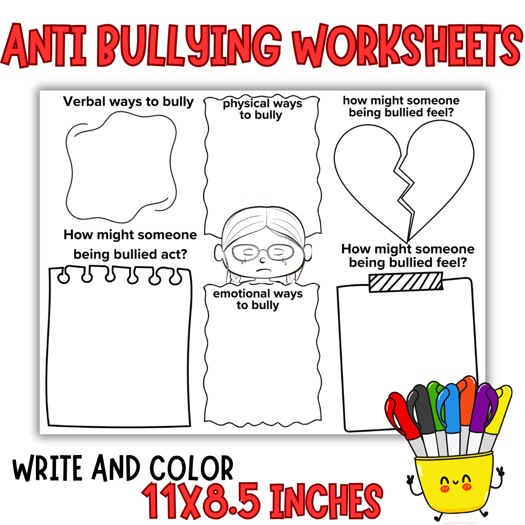 Anti Bullying Worksheets Activities Storyboard That 2025