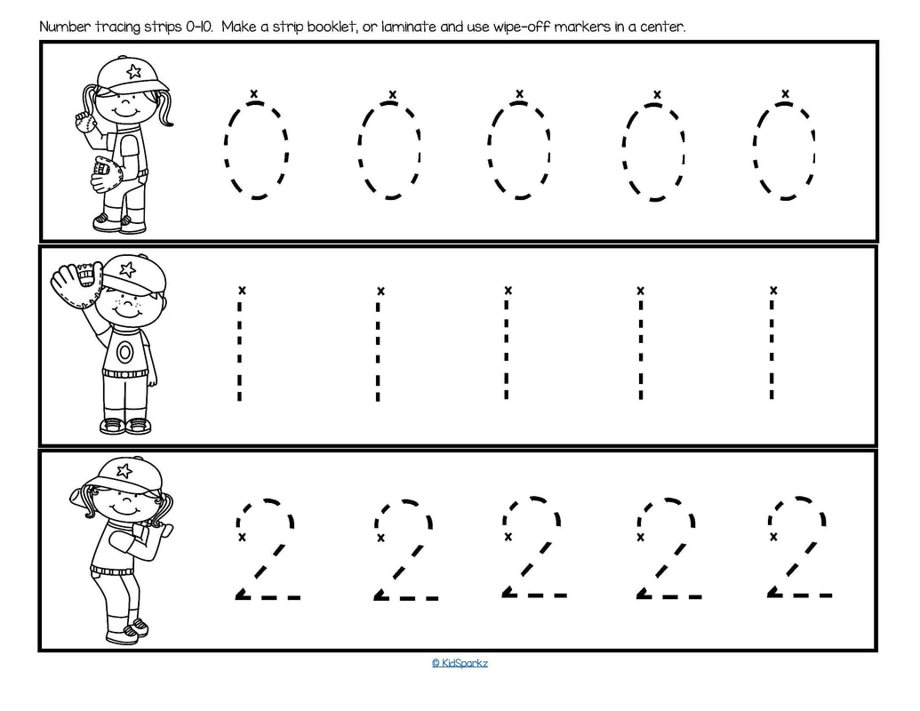 Baseball Theme Activities And Printables For Preschool And Kindergarten KIDSPARKZ
