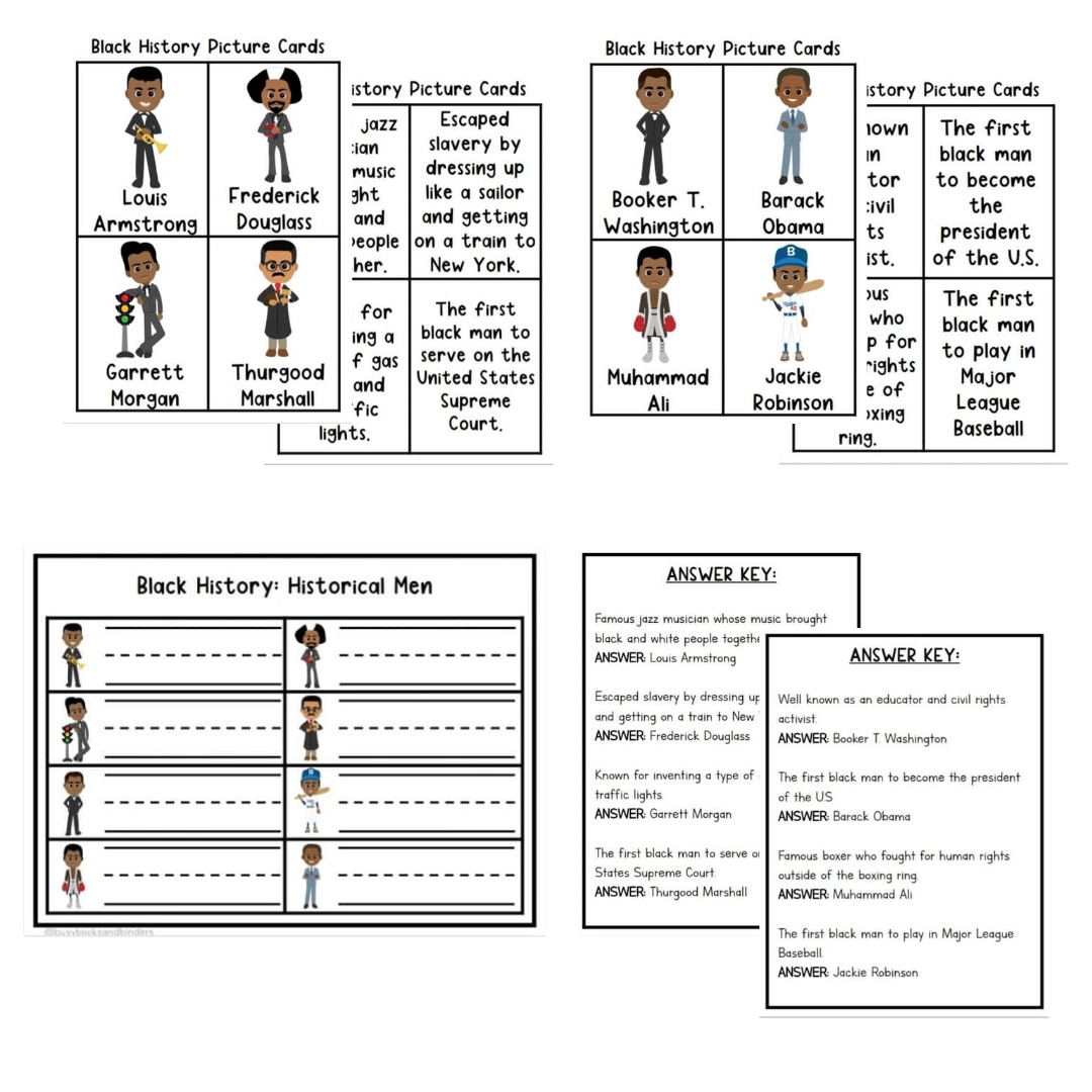 Black History Month Activities Black History Worksheets Write The Room Made By Teachers Black History Month FREE Activities Worksheets Counting Numbers Made By Teachers