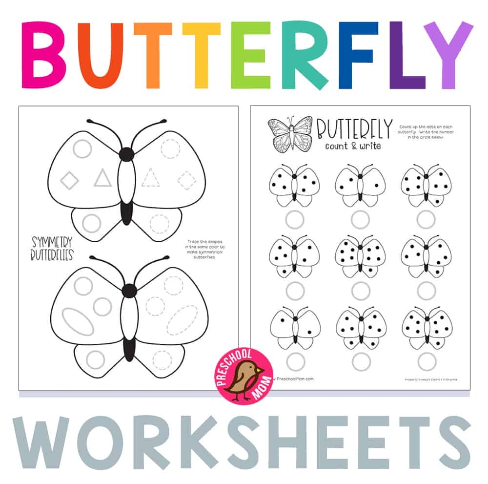Butterfly Preschool Printables Preschool Mom Free Butterfly Template For Preschool Preschool Mom