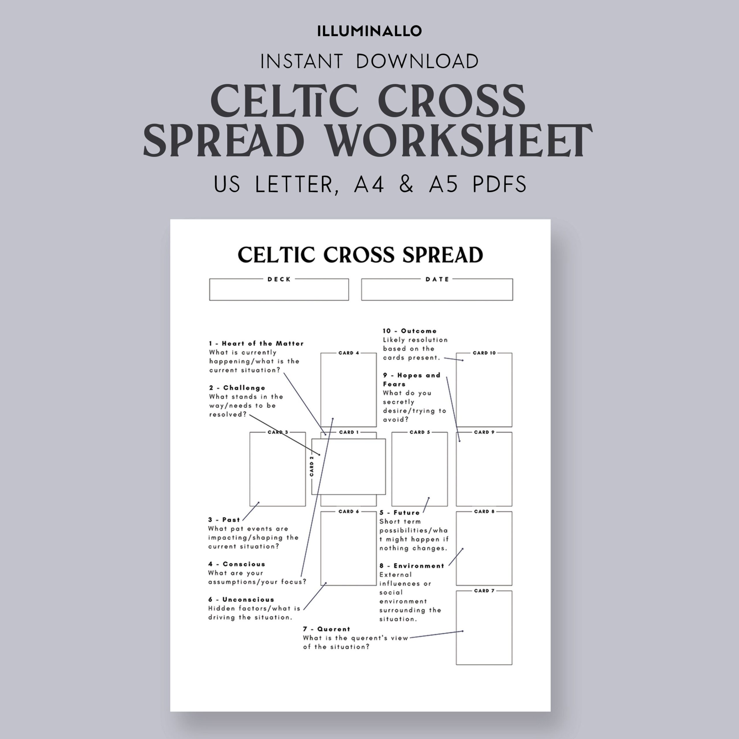 Celtic Cross Tarot Spreads Past Lives Relationship Spreads Relationship Tarot Tarot Journal Printable Tarot Workbook Beginner Tarot Etsy