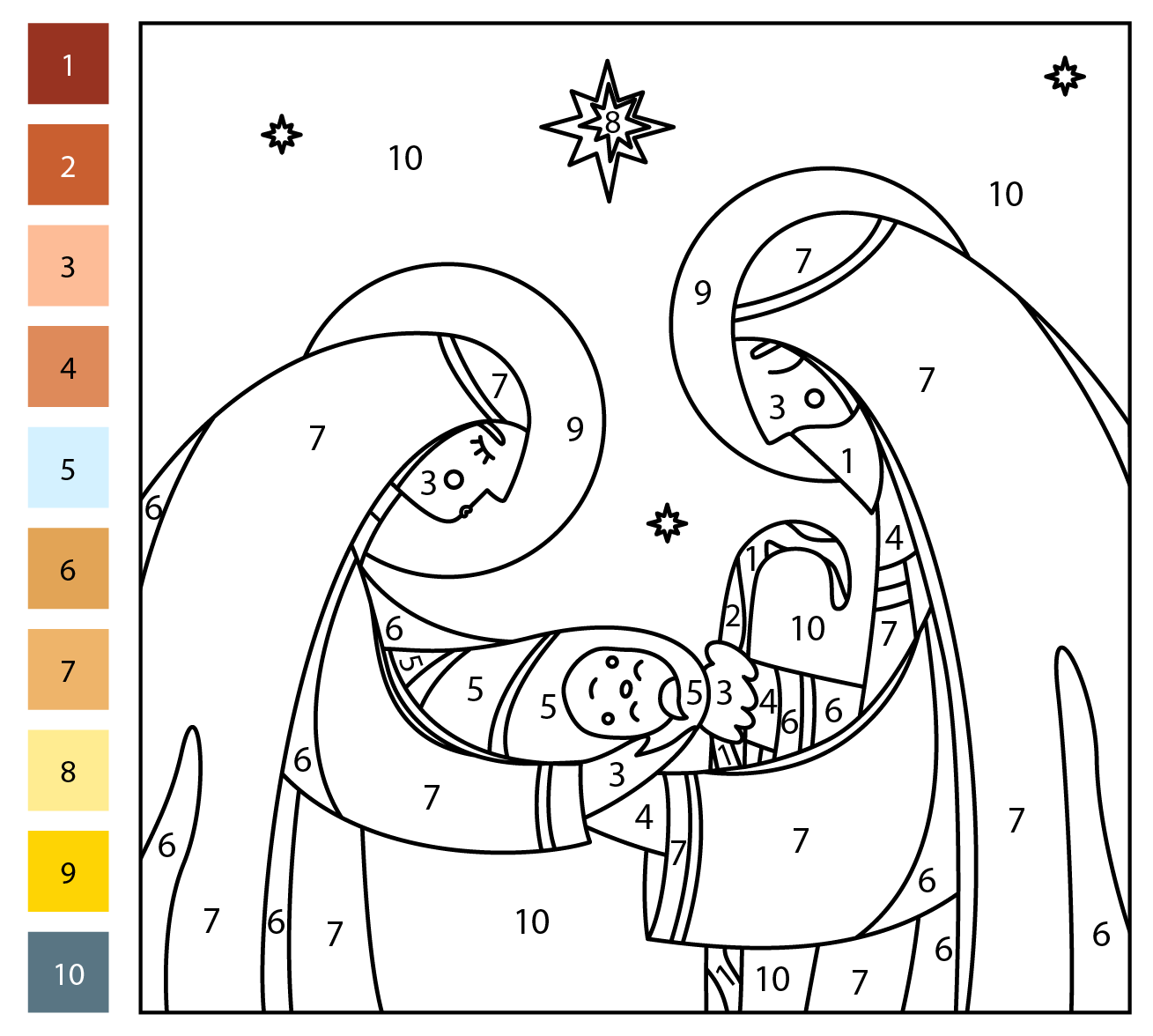 Nativity Worksheets For Kindergarten And 1st Grade Mamas Learning Corner