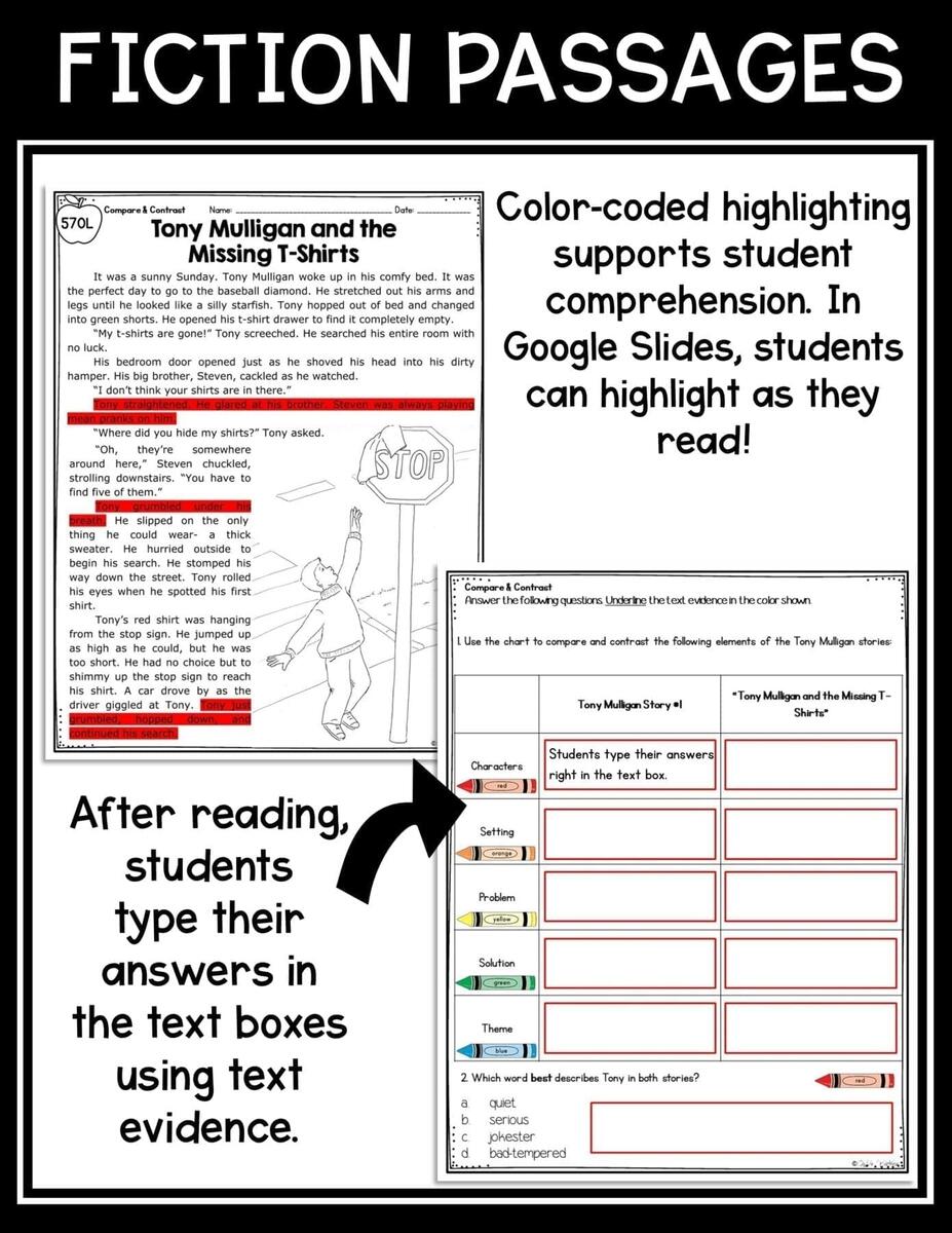 Compare And Contrast Worksheet With Multiple Columns