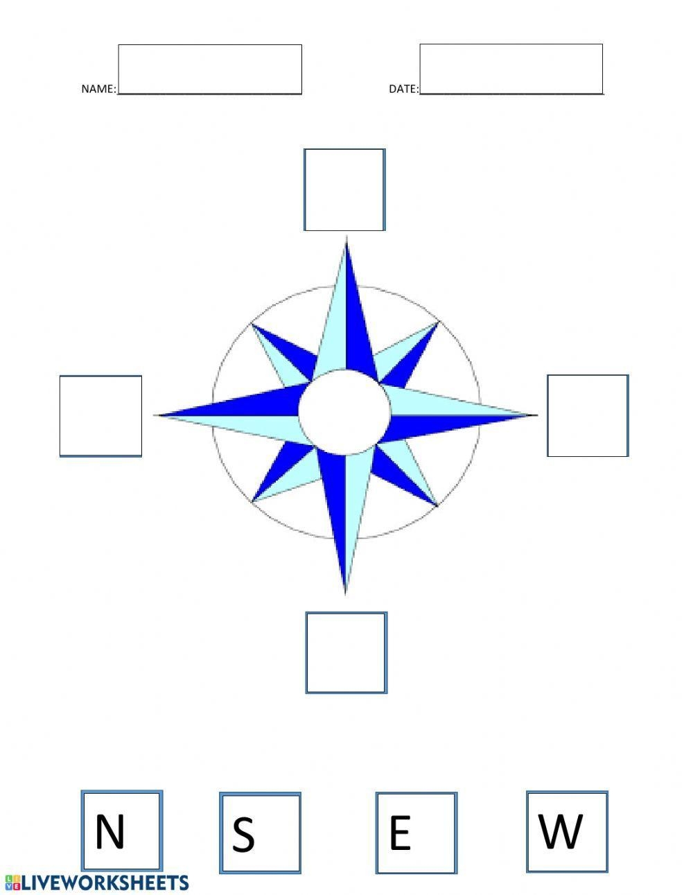 Compass Rose Worksheet Worksheets Library