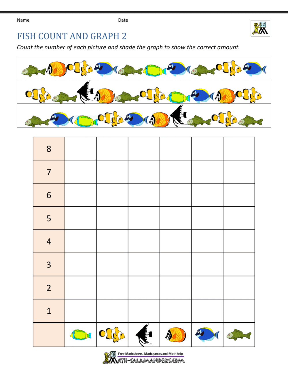 Count And Graph Worksheets