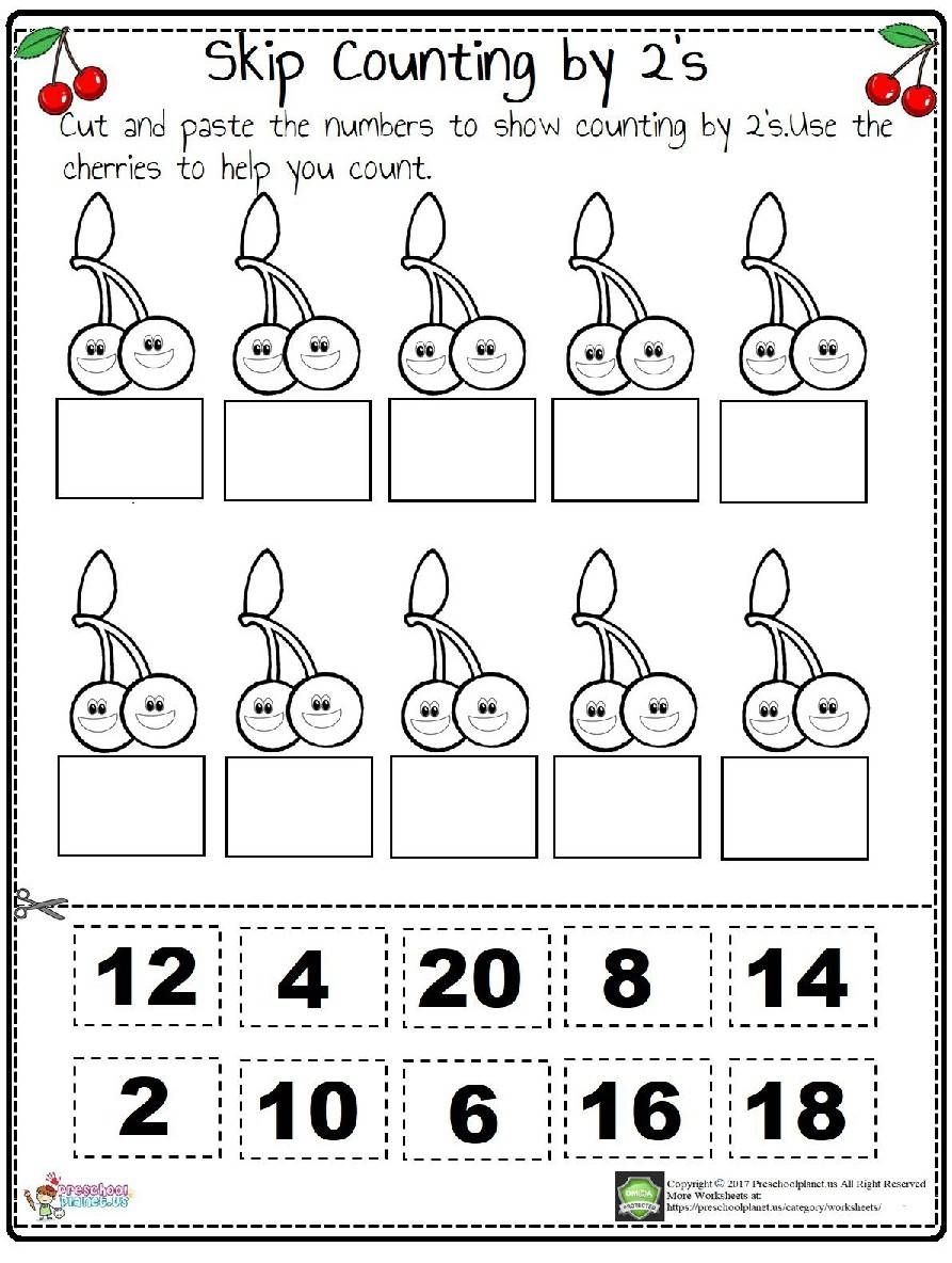 Counting By 2 S Worksheet By Preschoolplanet TPT Counting By 2s Worksheets