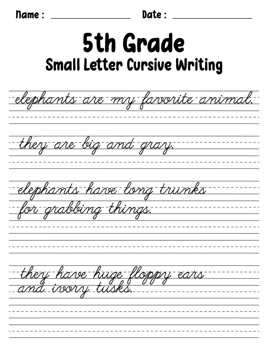 Cursive Lower Case Letters 20 Free PDF Printables Printablee