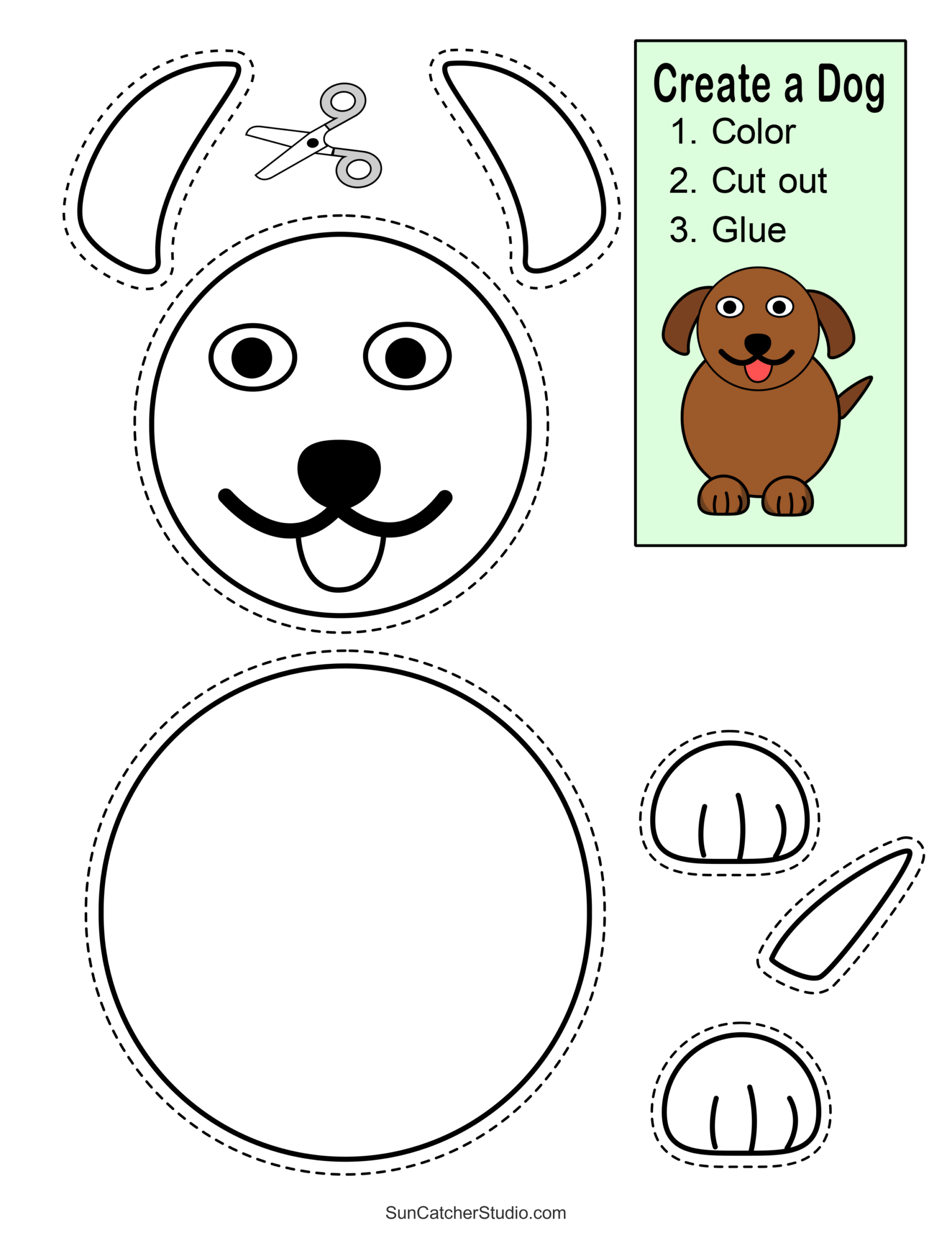 Free Preschool Cut And Paste Worksheet