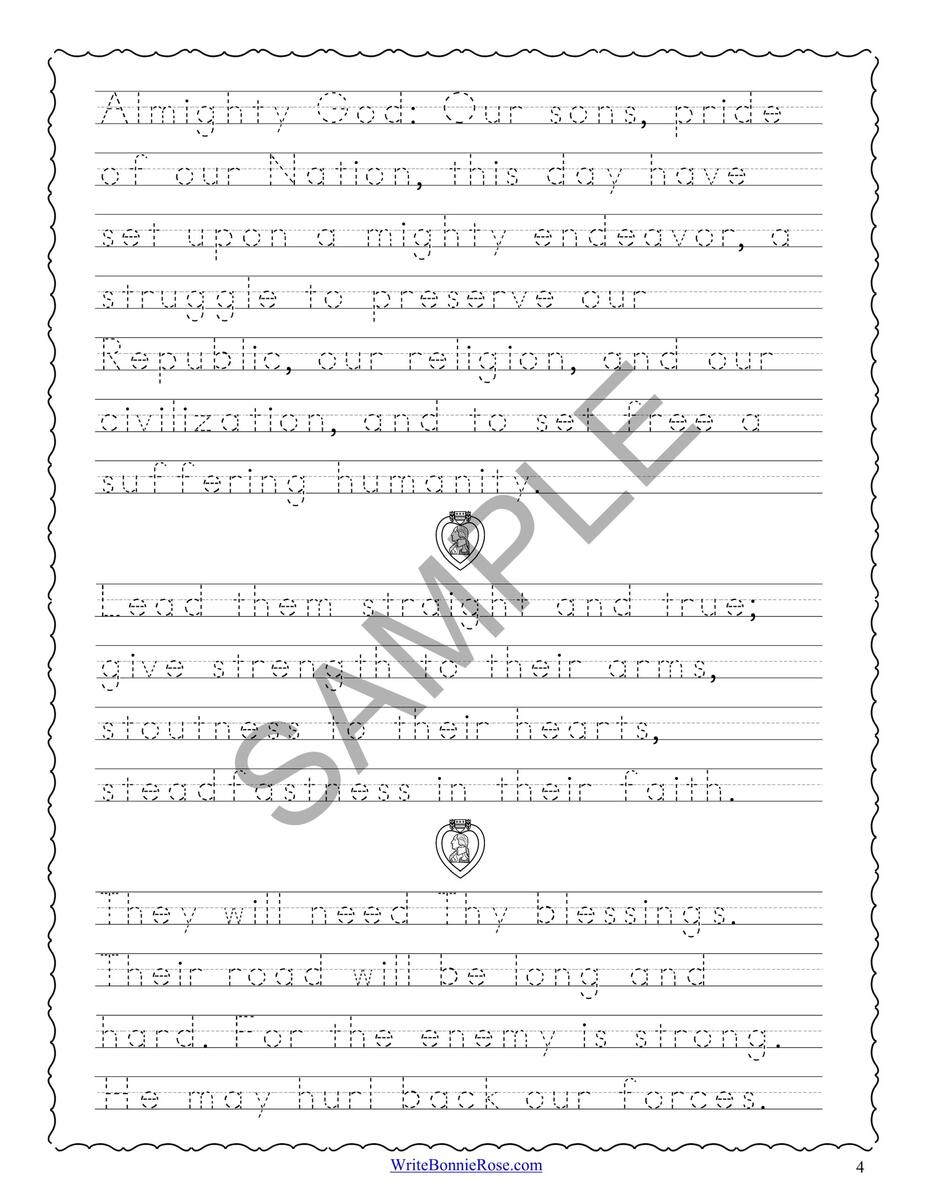 D Day Prayer Franklin D Roosevelt Radio Address Print Copywork Made By Teachers D Day Prayer Franklin D Roosevelt Radio Address Print Copywork Made By Teachers