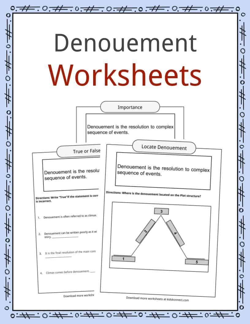 Denouement Facts Worksheets Examples Definition For Kids