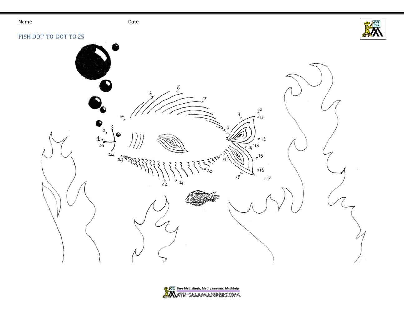 Dot To Dot Printable Up To 30