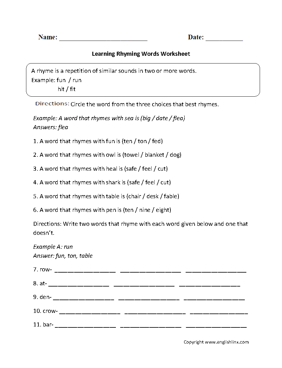 Rhyme Schemes In Poems Task Cards 2nd Grade MagiCore