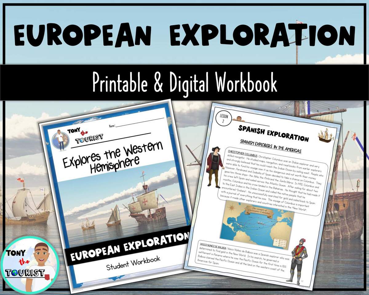 European Exploration Hands On Learning Activities Etsy