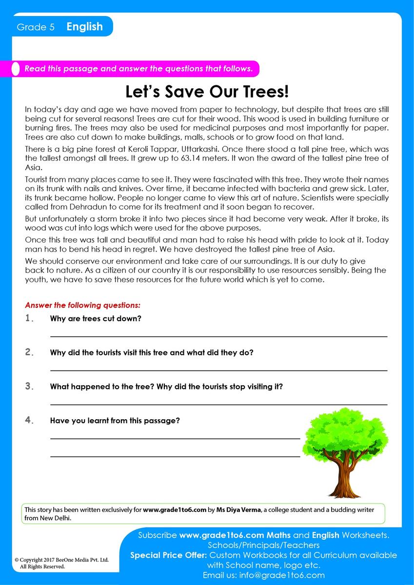 Fifth Grade Reading Worksheets Improve Fluency Vocabulary