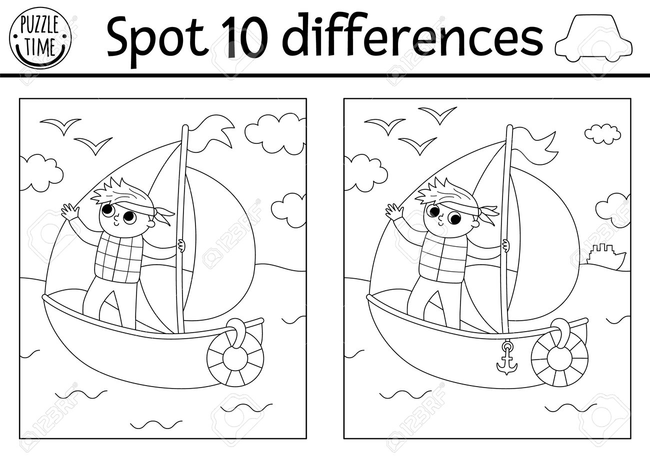 Find The Differences Visual Discrimination Puzzle Your Therapy Source