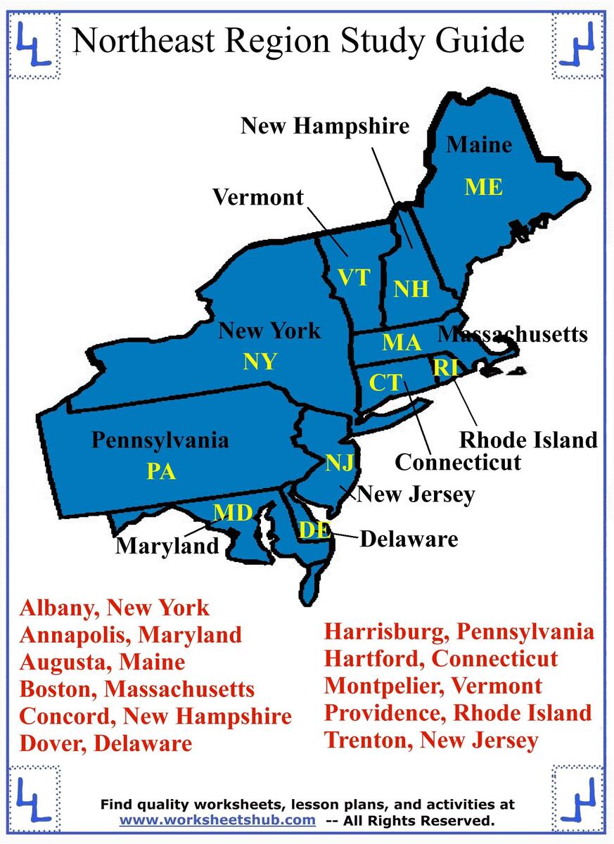 USA Map Worksheets Free Printables Superstar Worksheets