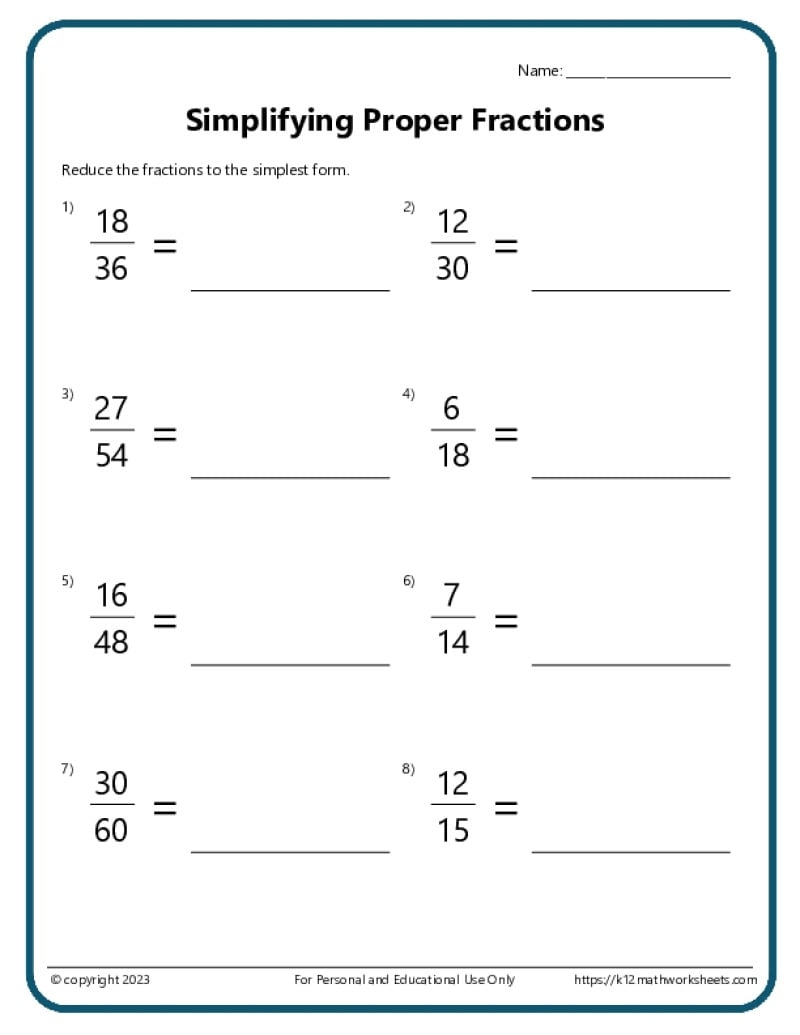 Fractions Worksheets K12 Math Worksheets Free Printable Fractions Worksheets Comparing Identifying Free Printables Lettering SVG Files Tools Apps
