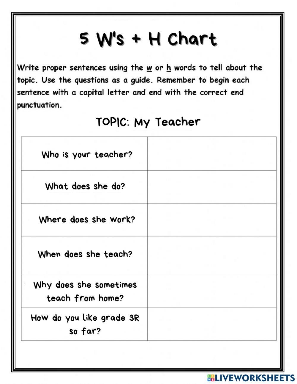 Free 5ws Worksheet Download Free 5ws Worksheet Png Images Free Worksheets On Clipart Library