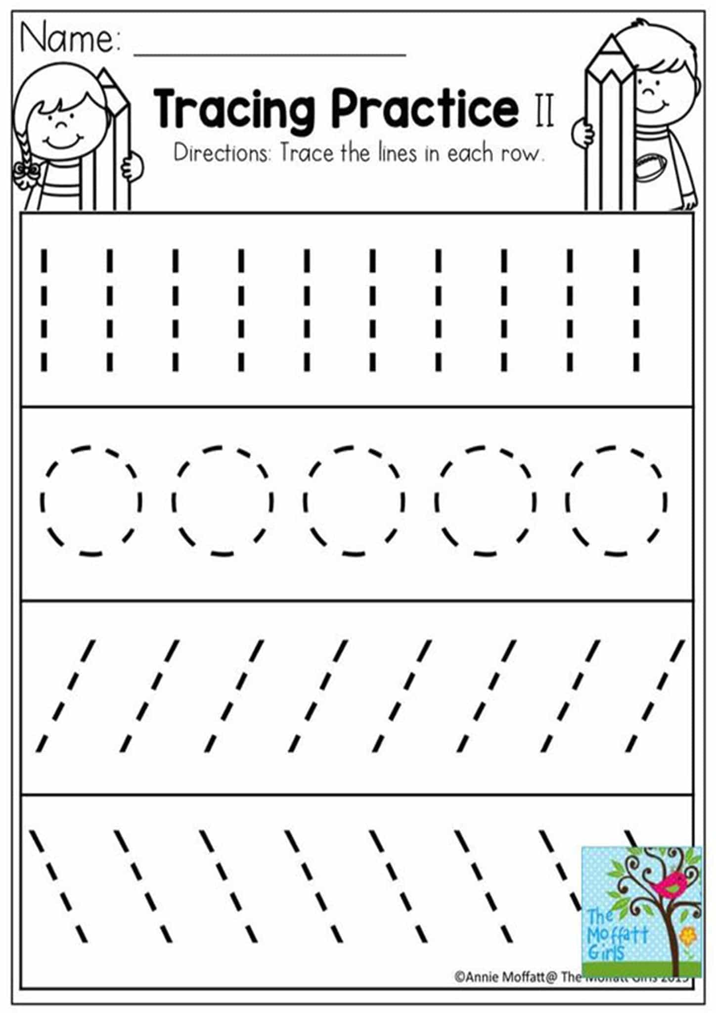 FREE Printable Tracing Lines Worksheets For Preschool And 3 Year Olds